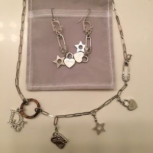 Genuine Dior Earring and Necklace Set